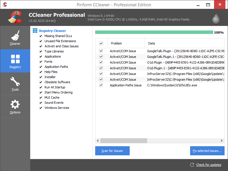 ccleaner professional edition serial key